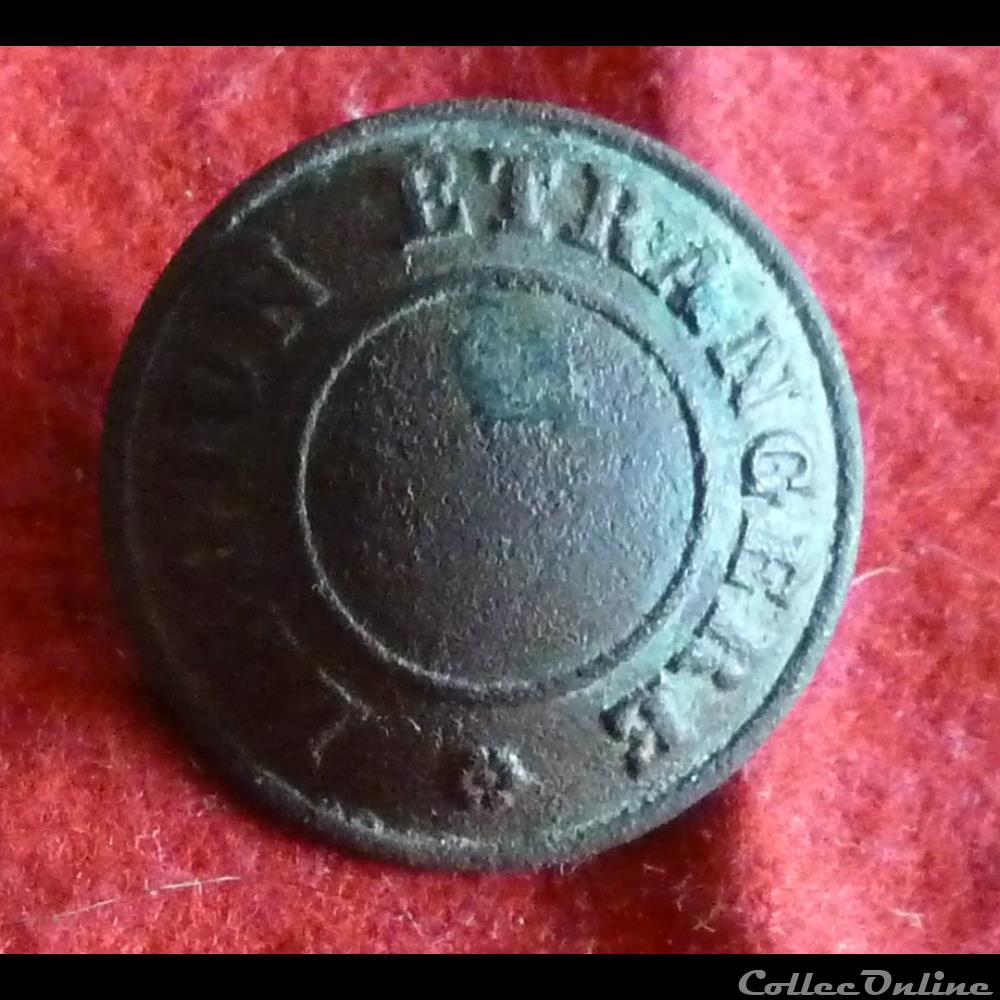 vetements accessoires boutons militaires armee de terre legion etrangere 1873 1914