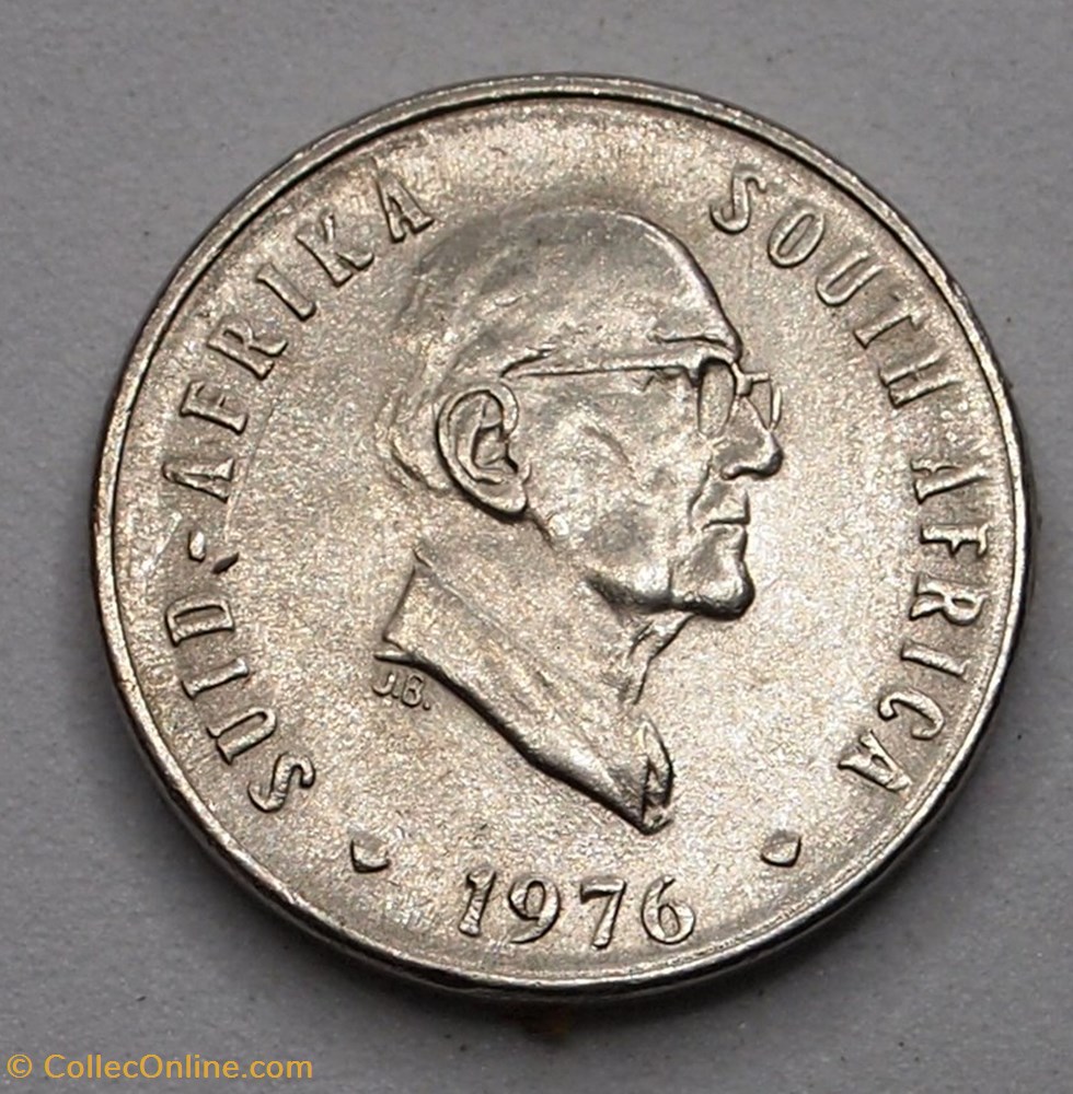 5 Cents - 1976 monnaie monde afrique du sud 5 cents 1976