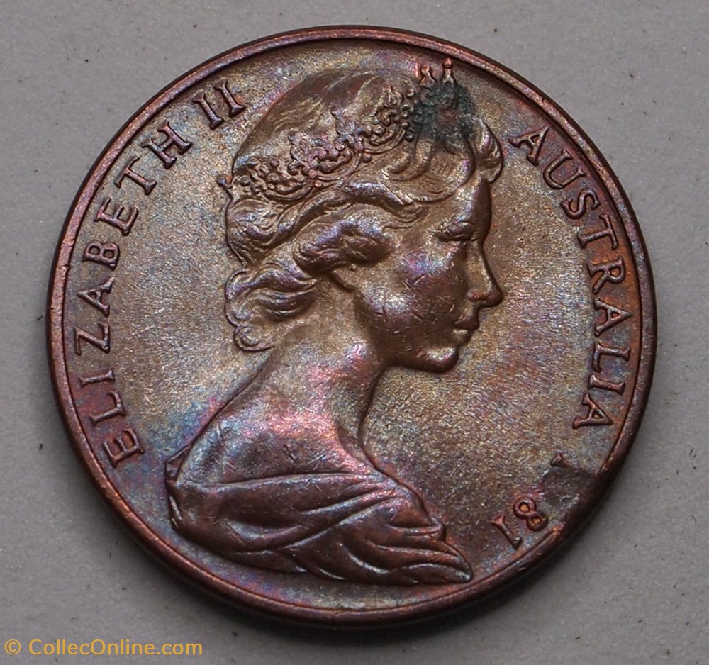 2 Cents - 1981 monnaies monde australie 2 cents 1981