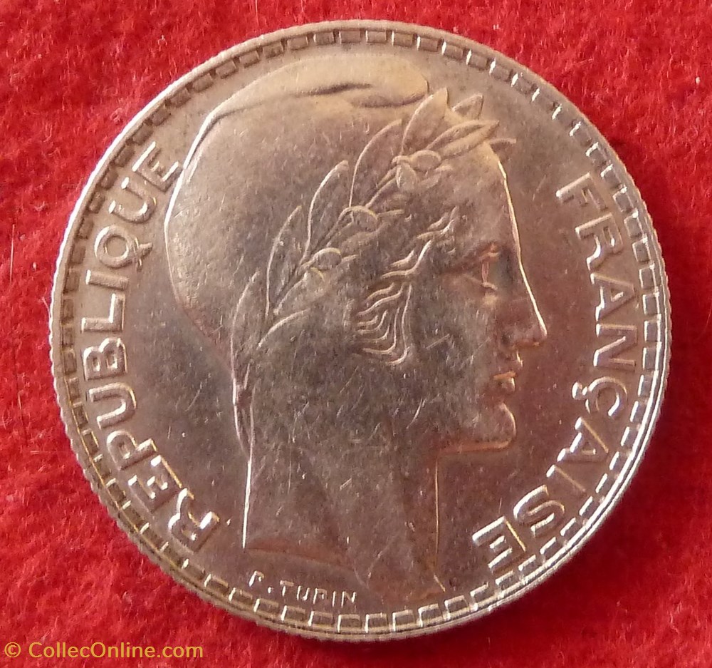 monnaies monde france turin 10 francs 1939