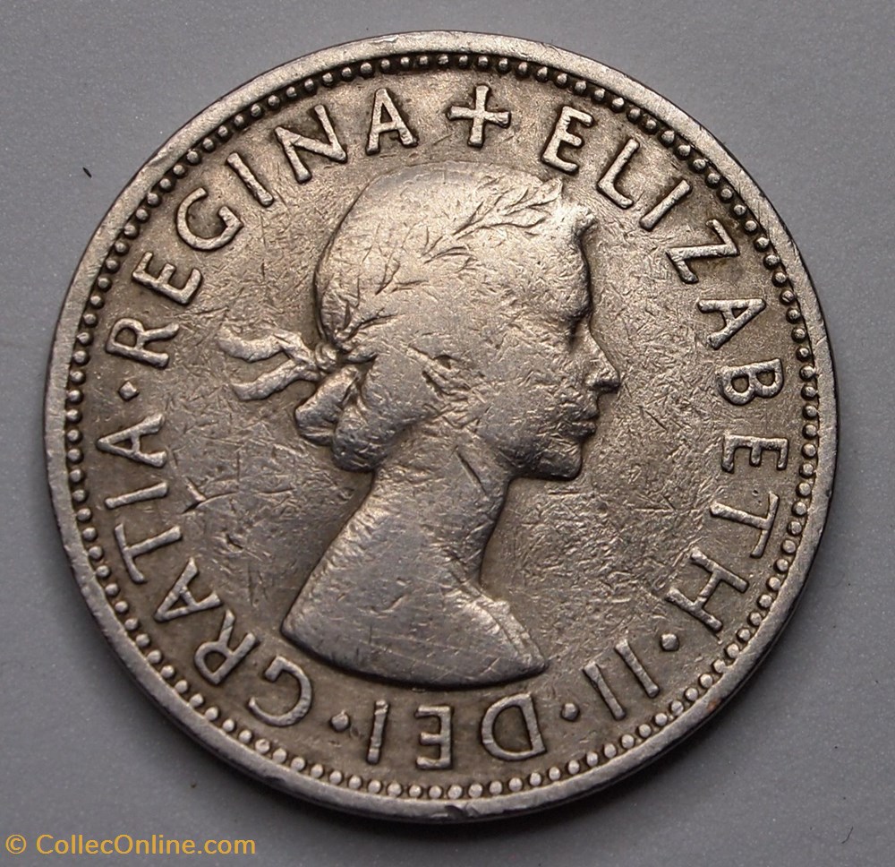 2 Shillings - 1960 monnaies monde royaume uni 2 shillings 1960