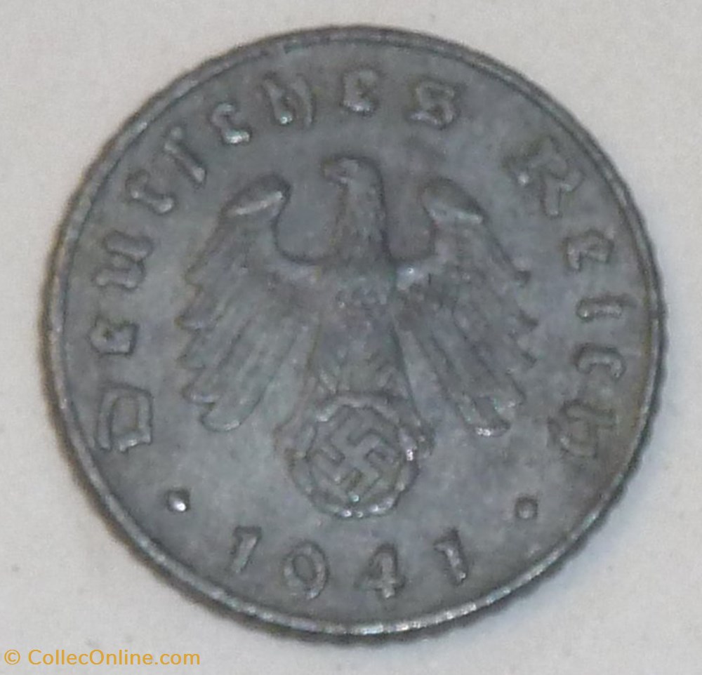 5 Pfennig - 1941 A monnaies monde allemagne 5 pfennig 1941 a