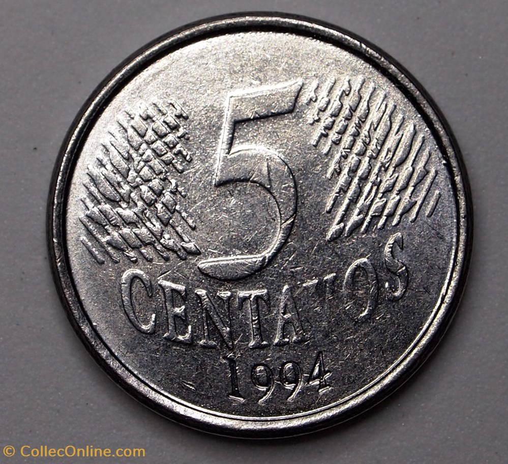 5 Centavos - 1994 monnaie monde bresil 5 centavos 1994