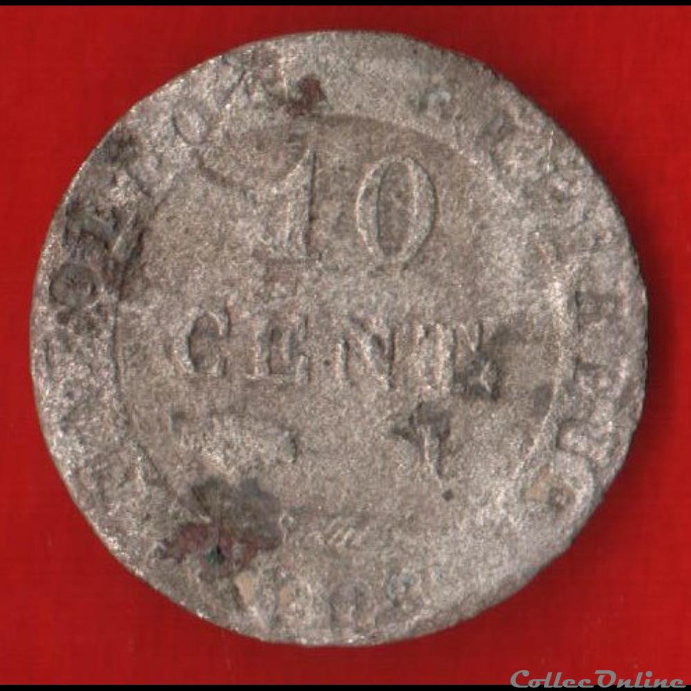 10 Centimes - 1808 - Limoges monnaies monde france 10 centimes 1808 limoges