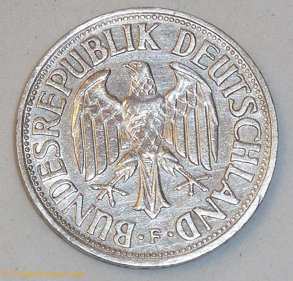 1 Mark - 1959 F monnaies monde allemagne 1 mark 1959 f
