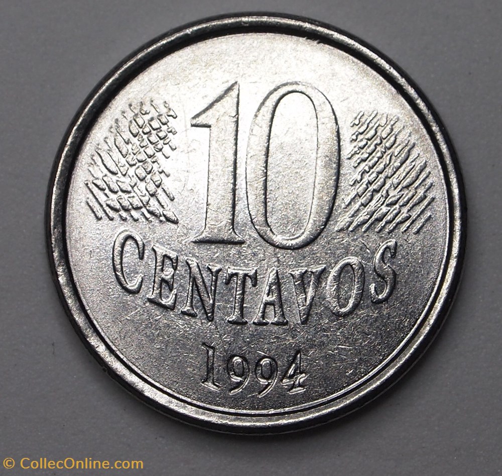 10 Centavos - 1994 monnaie monde bresil 10 centavos 1994