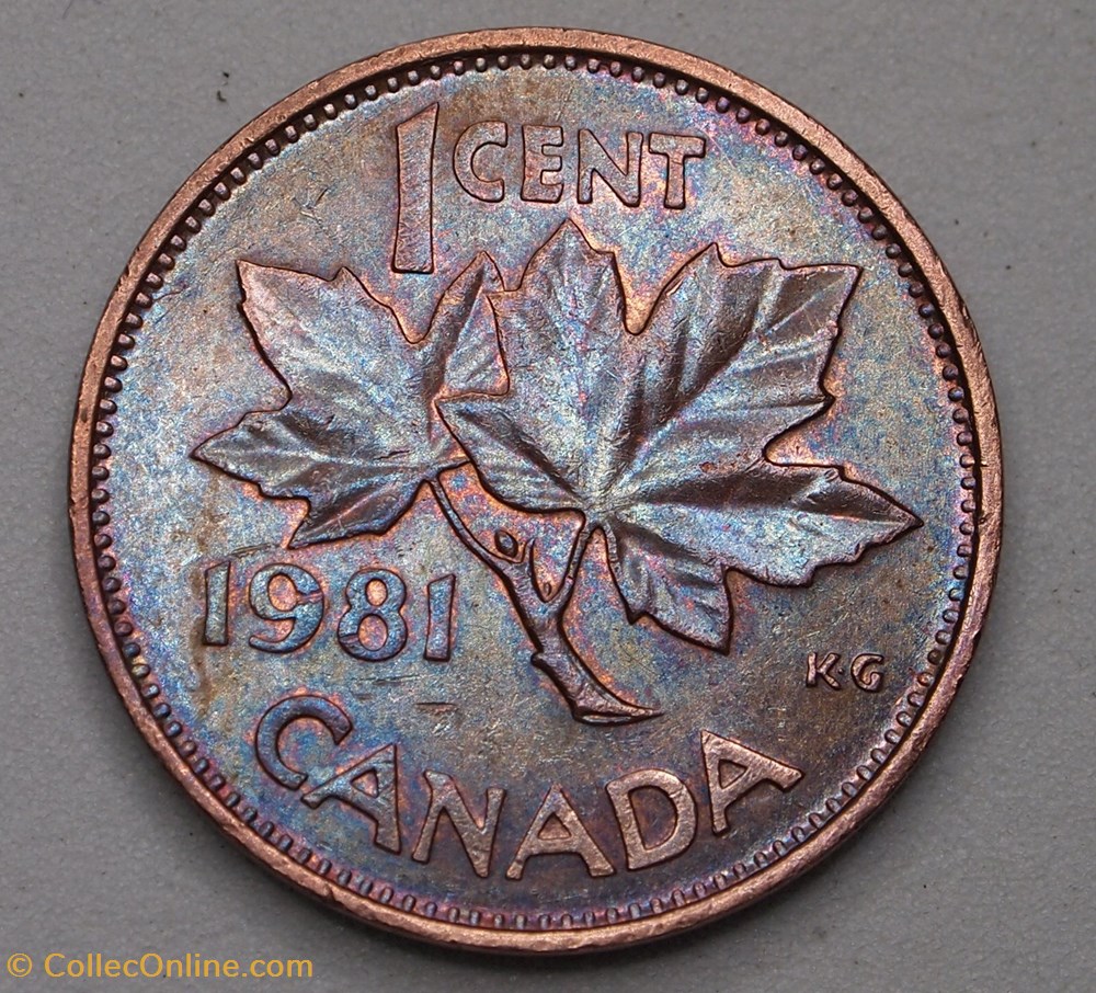 1 Cent - 1981 monnaies monde canada 1 cent 1981