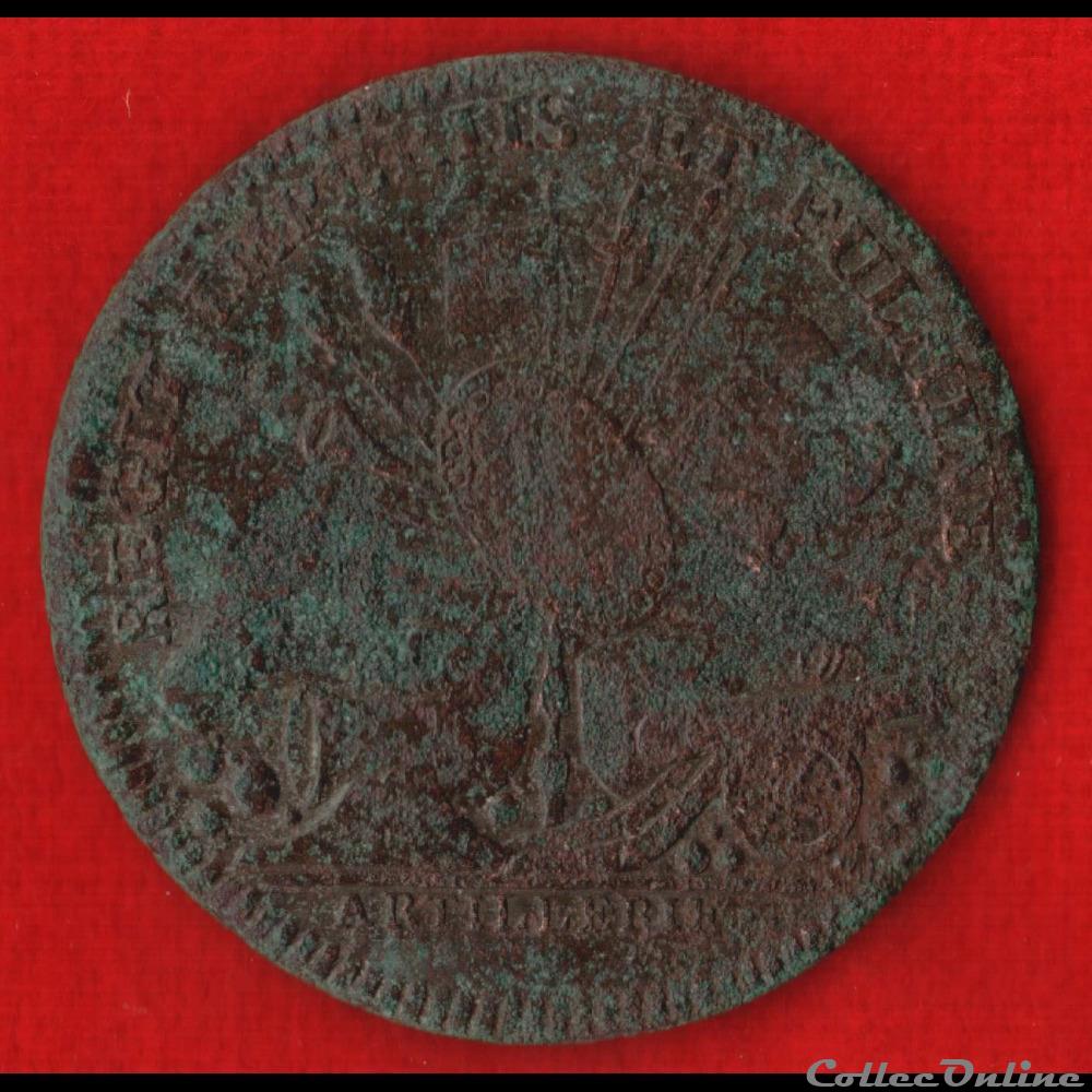 Jeton Militaire - 1696 monnaies jetons mereaux jeton militaire 1696