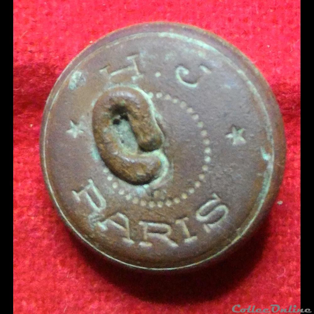 Armée de terre - Sapeur pompier - 1870/1914 vetements et accessoires boutons militaires armee de terre sapeur pompier 1870 1914