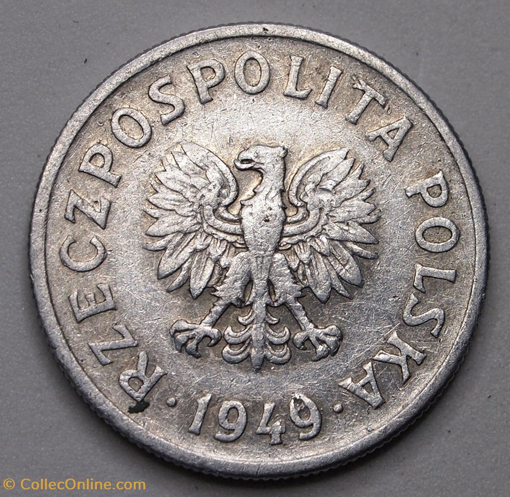 50 Groszy - 1949 monnaies monde pologne 50 groszy 1949