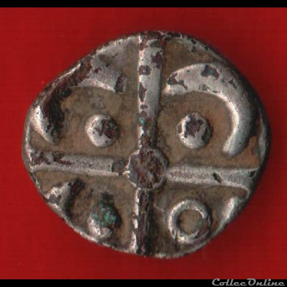 Tolosates - Drachme à la tête négroïde monnaies antiques celtes tolosates drachme a la tete negroide