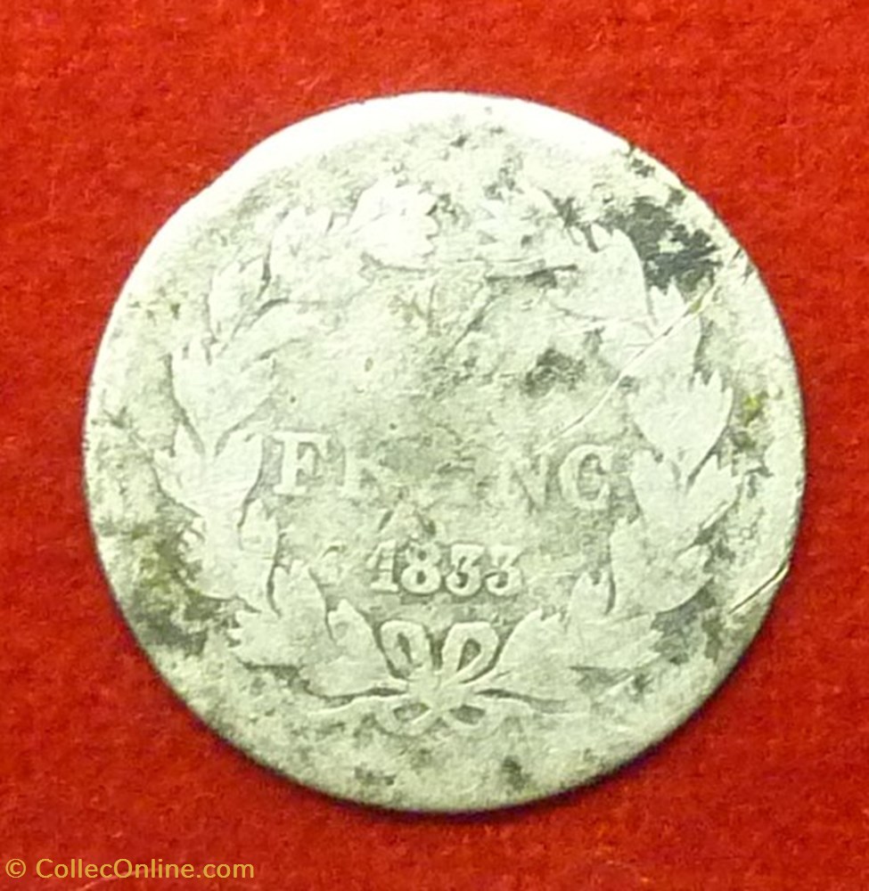 1/2 Franc - 1833 - Lille monnaies monde france 1 2 franc 1833 lille