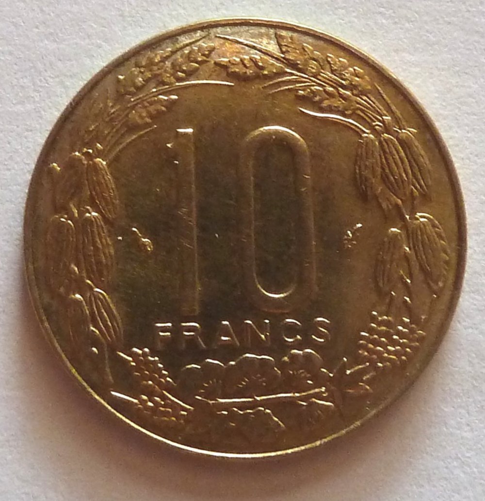10 Francs - 1985 monnaies monde afrique centrale 10 francs 1985