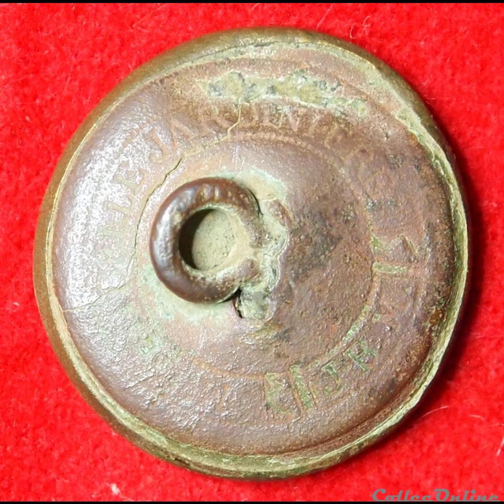 Bouton civil infanterie bouton