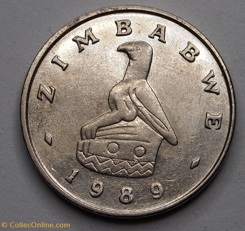 50 Cents - 1989 monnaies monde zimbabwe 50 cents 1989