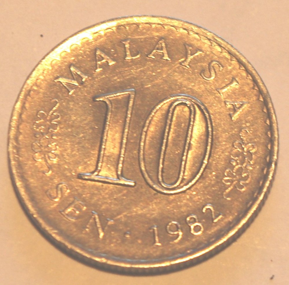 10 Sen - 1982 monnaies monde malaisie 10 sen 1982