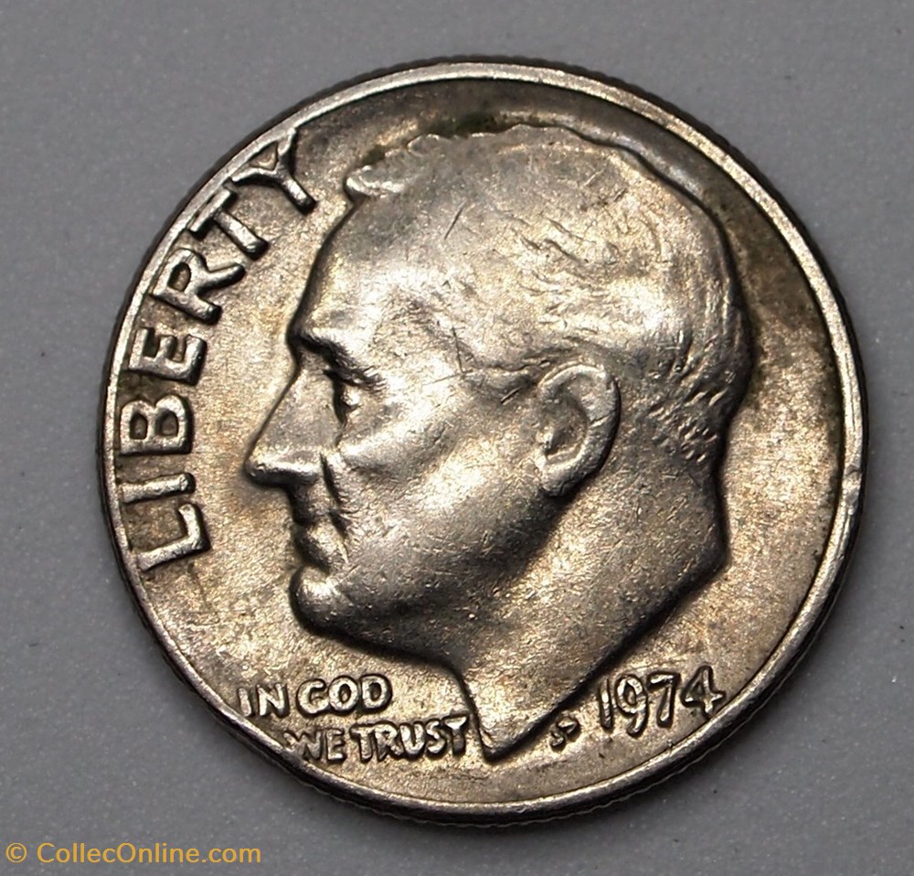 monnaie monde etat uni 1 dime 10 cents 1974