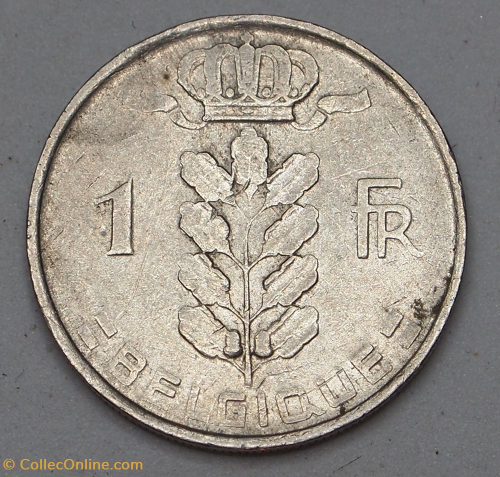 1 Franc - 1958 monnaies monde belgique 1 franc 1958