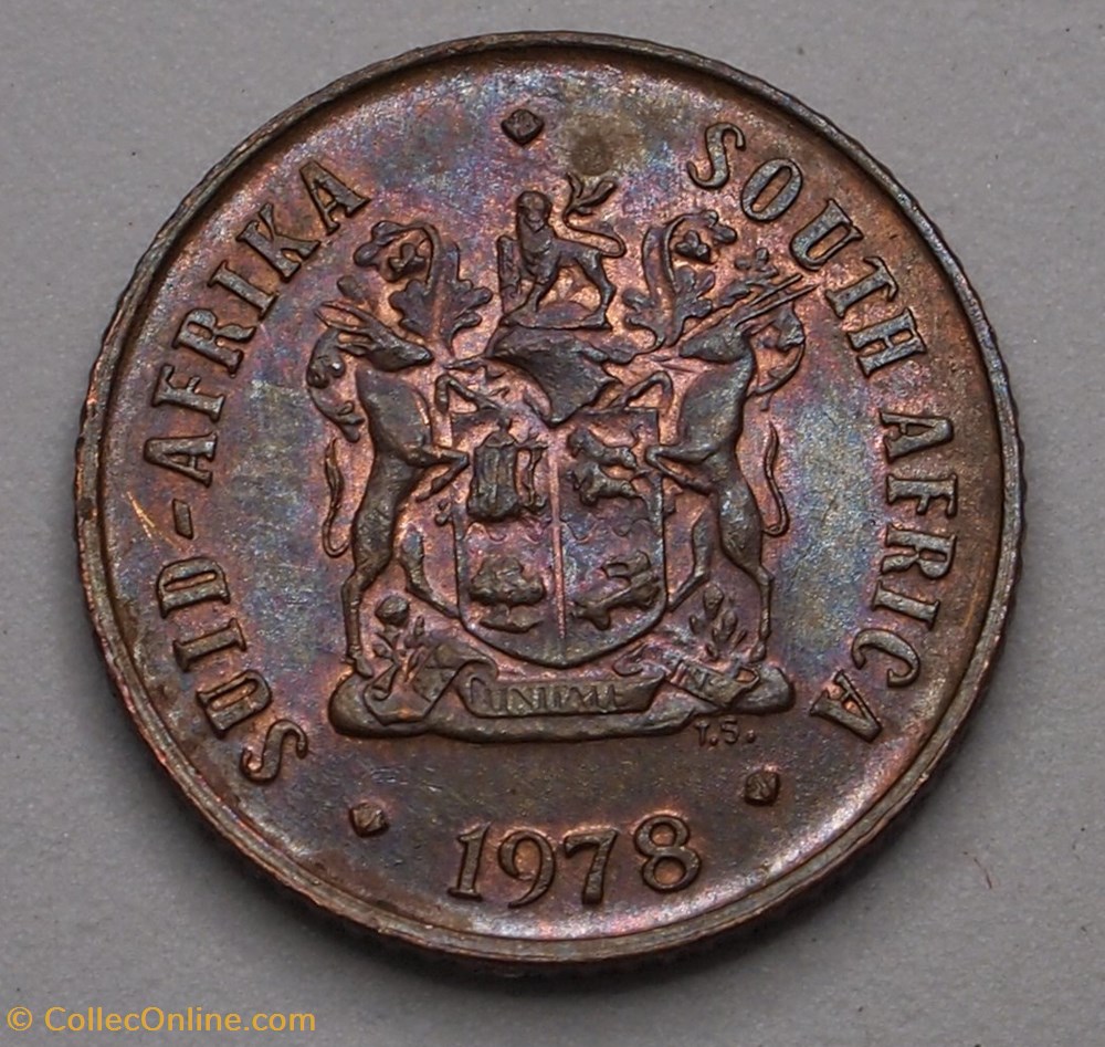 1 Cent - 1978 monnaie monde afrique du sud 1 cent 1978