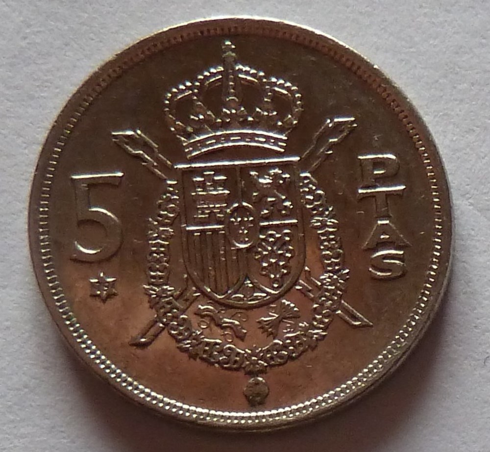 5 Pesetas - 1979 monnaies monde espagne 5 pesetas 1979