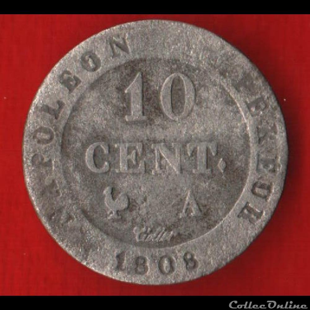 10 Centimes - 1808 - Paris monnaies monde france 10 centimes 1808 paris