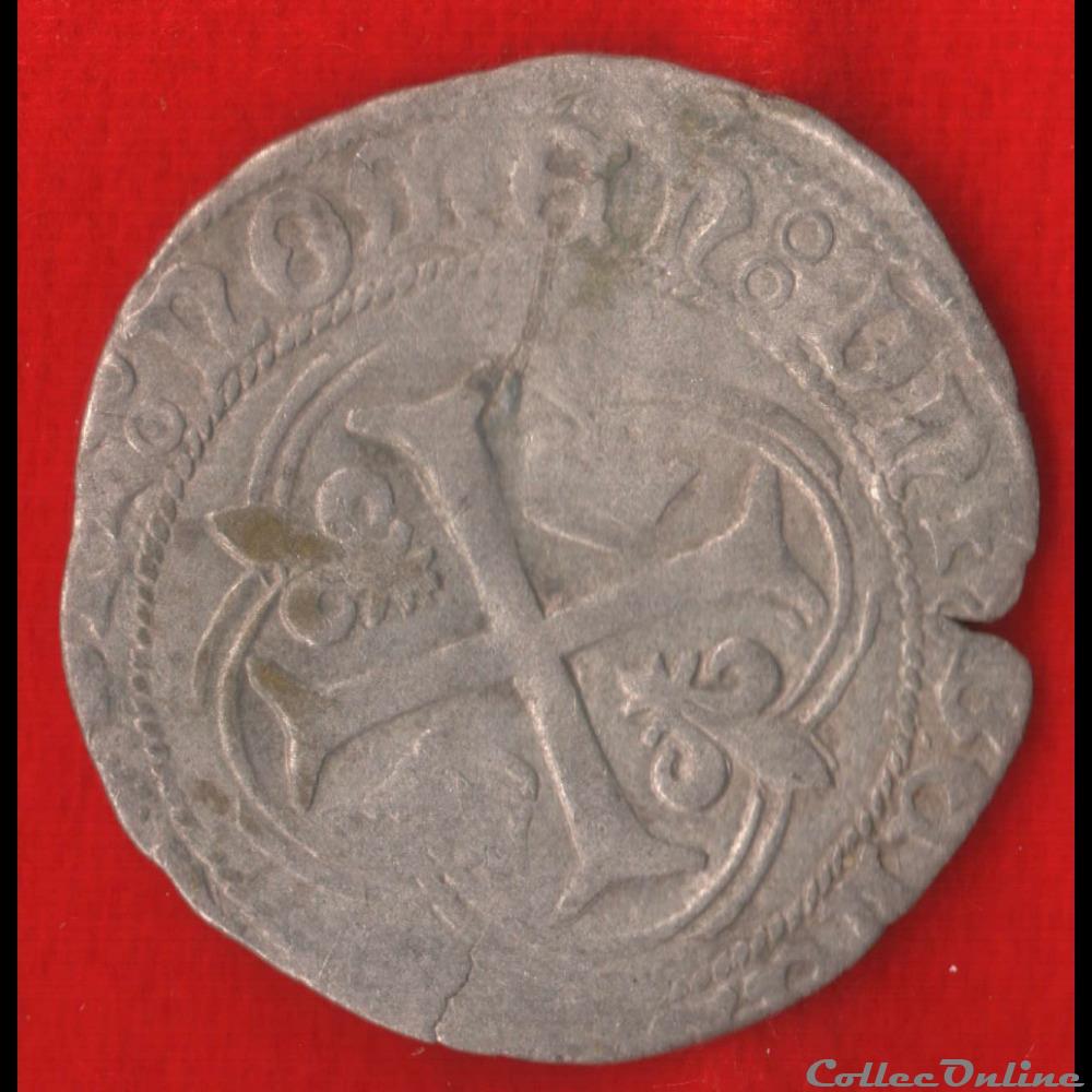 Blanc - 1488 - monnaies europe medievale france royales blanc 1488