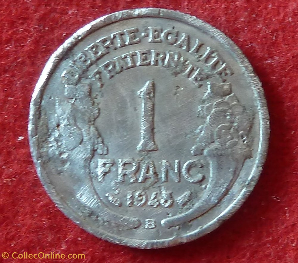 Morlon - 1 Franc - 1948 B - Coins - World - France - Gouvernement ...