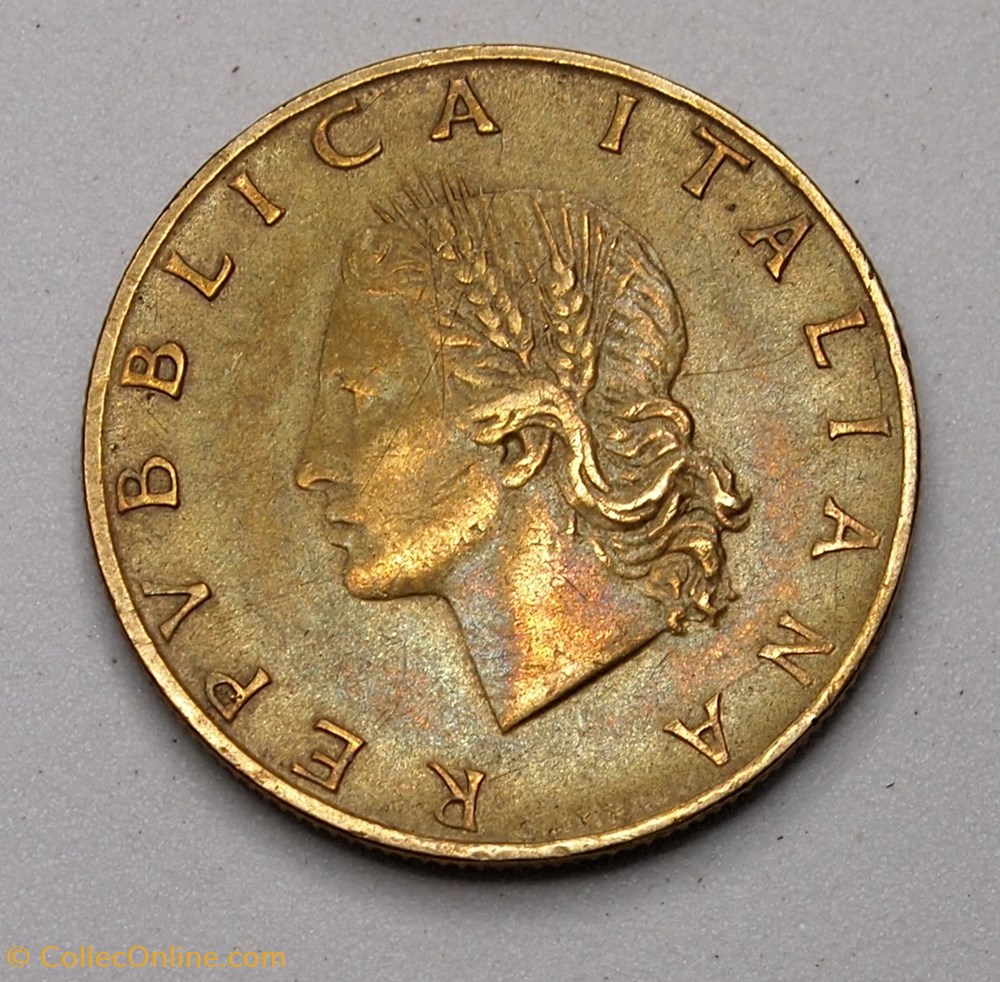 20 Lires - 1958 R monnaie monde italie 20 lires 1958 r