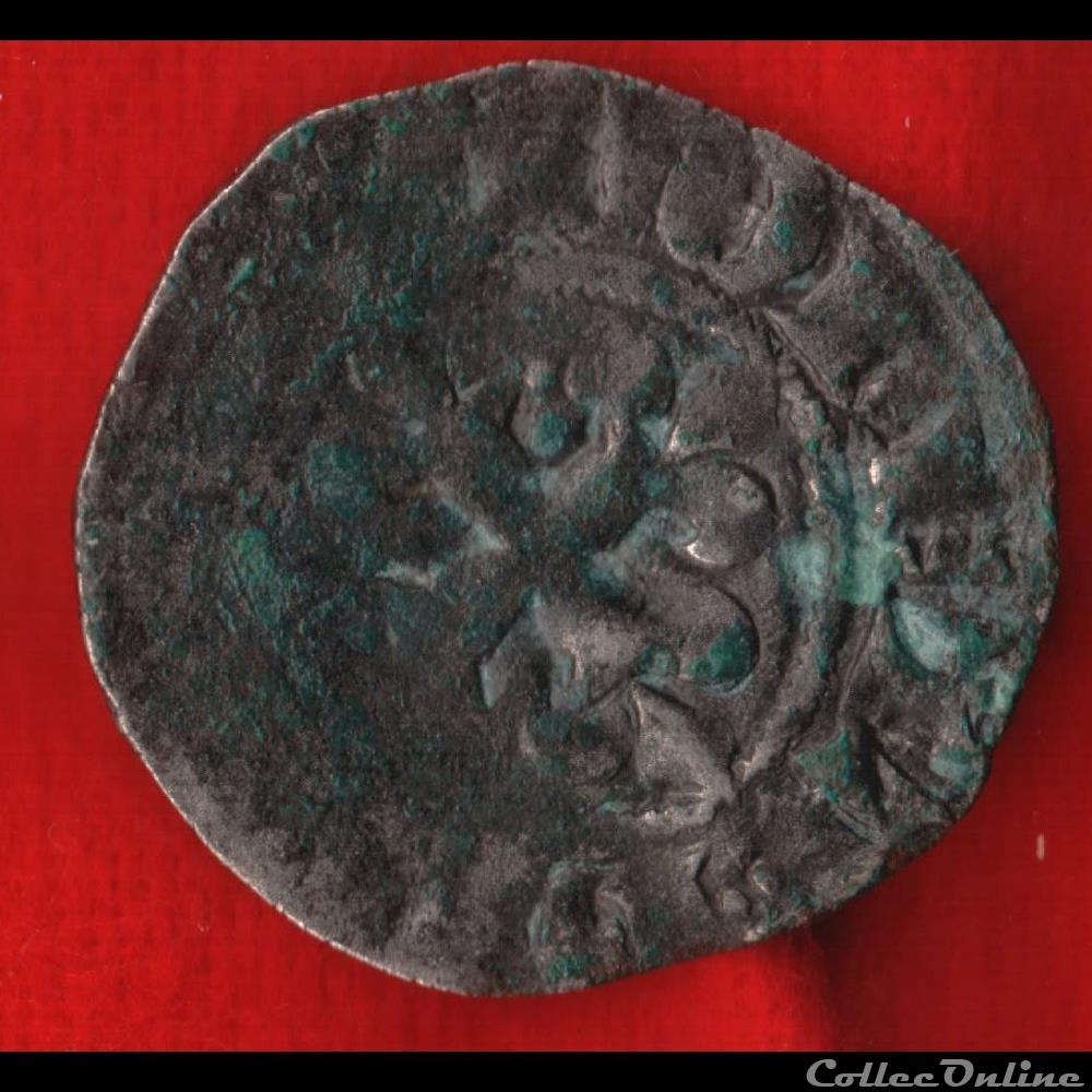 monnaies europe medievale france royales double parisis 1328 1350