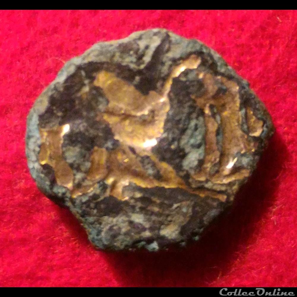 Vénètes - Quart de statère à la croix double monnaies antiques celtes venetes quart de statere a la croix double