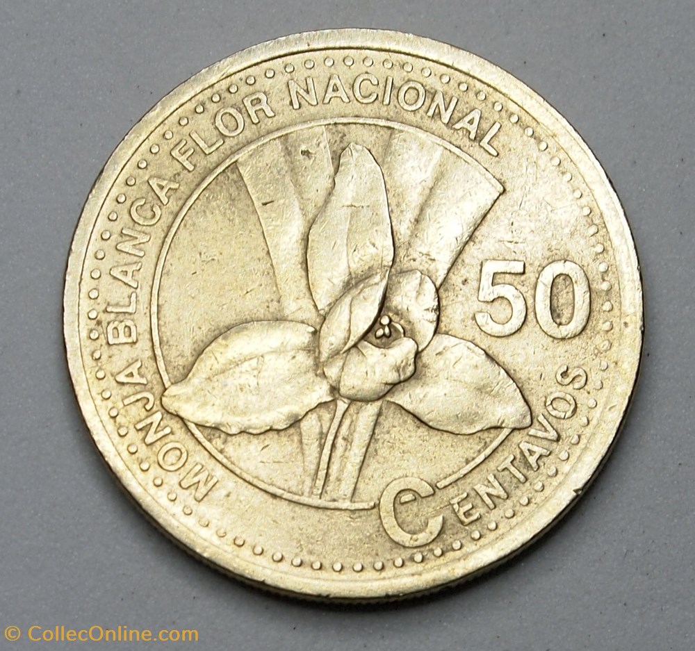 monnaies monde guatemala 50 centavos 2001