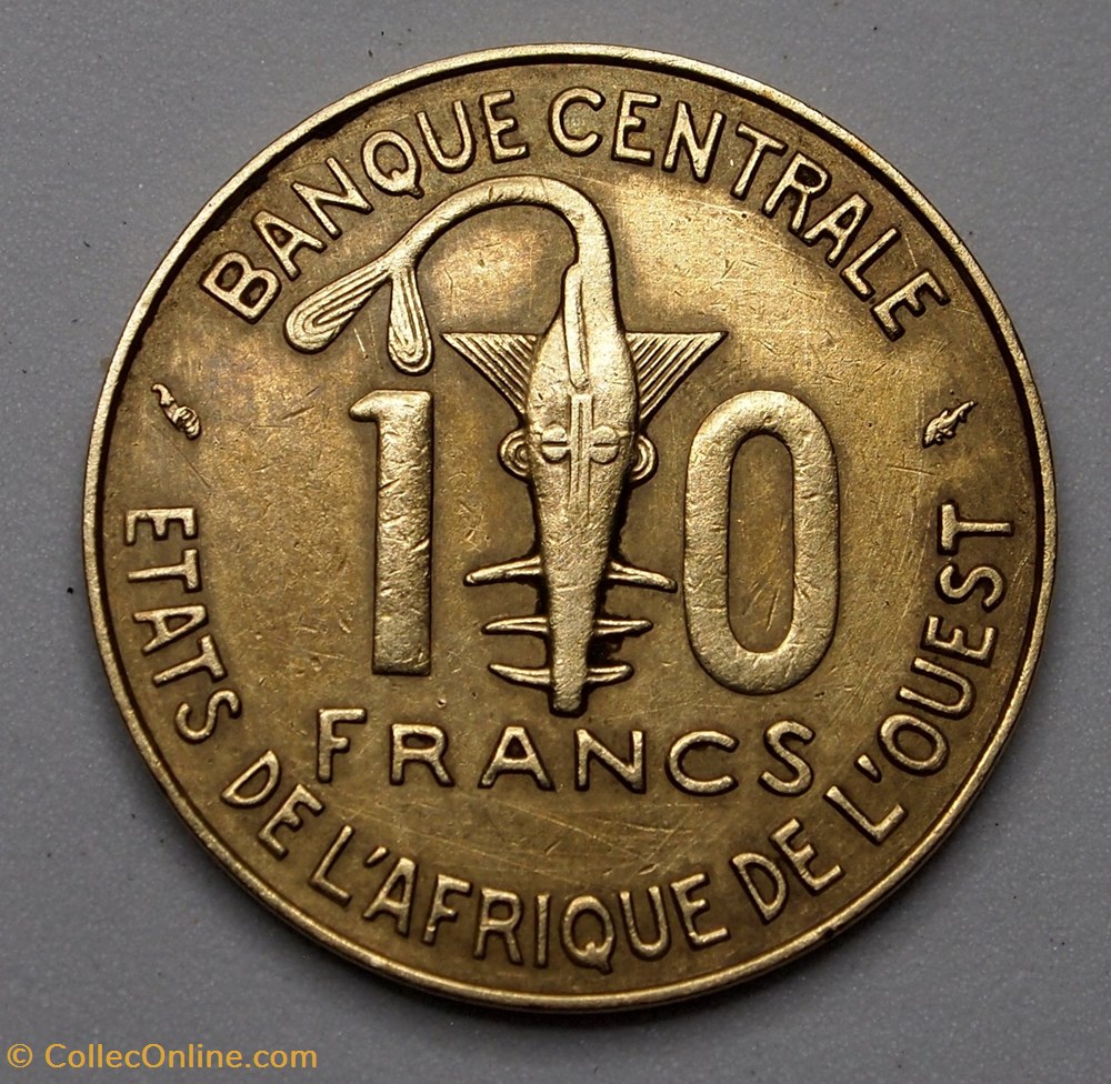 10 Francs - 1986 monnaies monde banque centrale etats de l afrique ouest 10 francs 1986