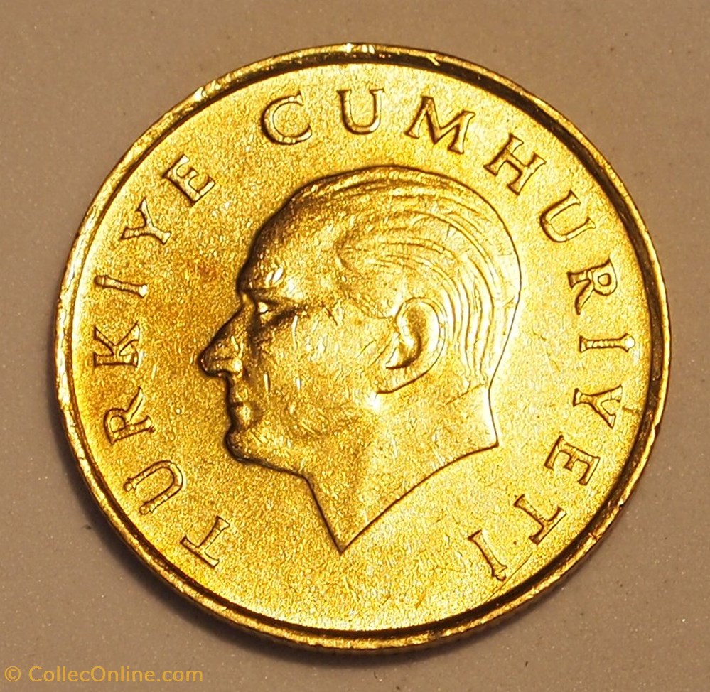 monnaie monde turquie 500 lira 1990