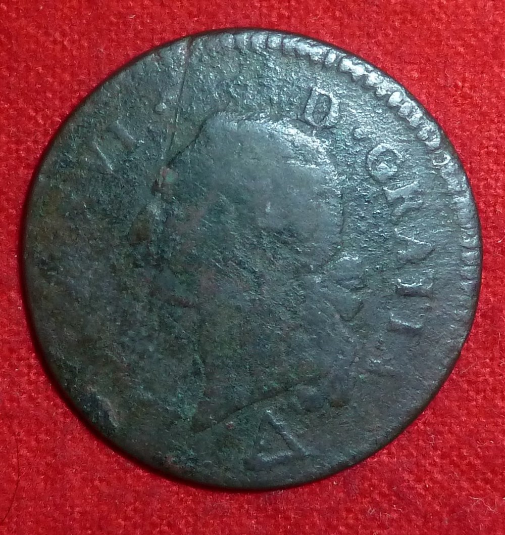 monnaies europe medievale france royales 1 sol 1789 orleans