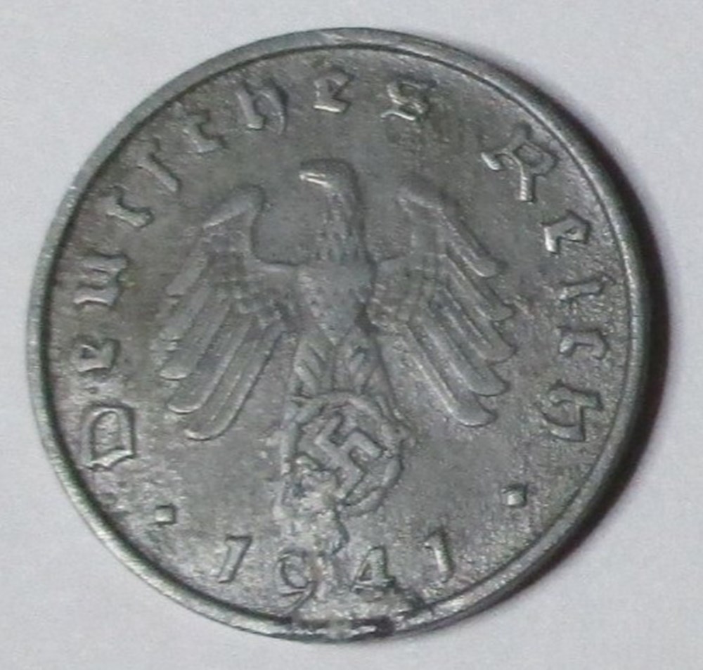monnaies monde allemagne 10 pfennig 1941 b