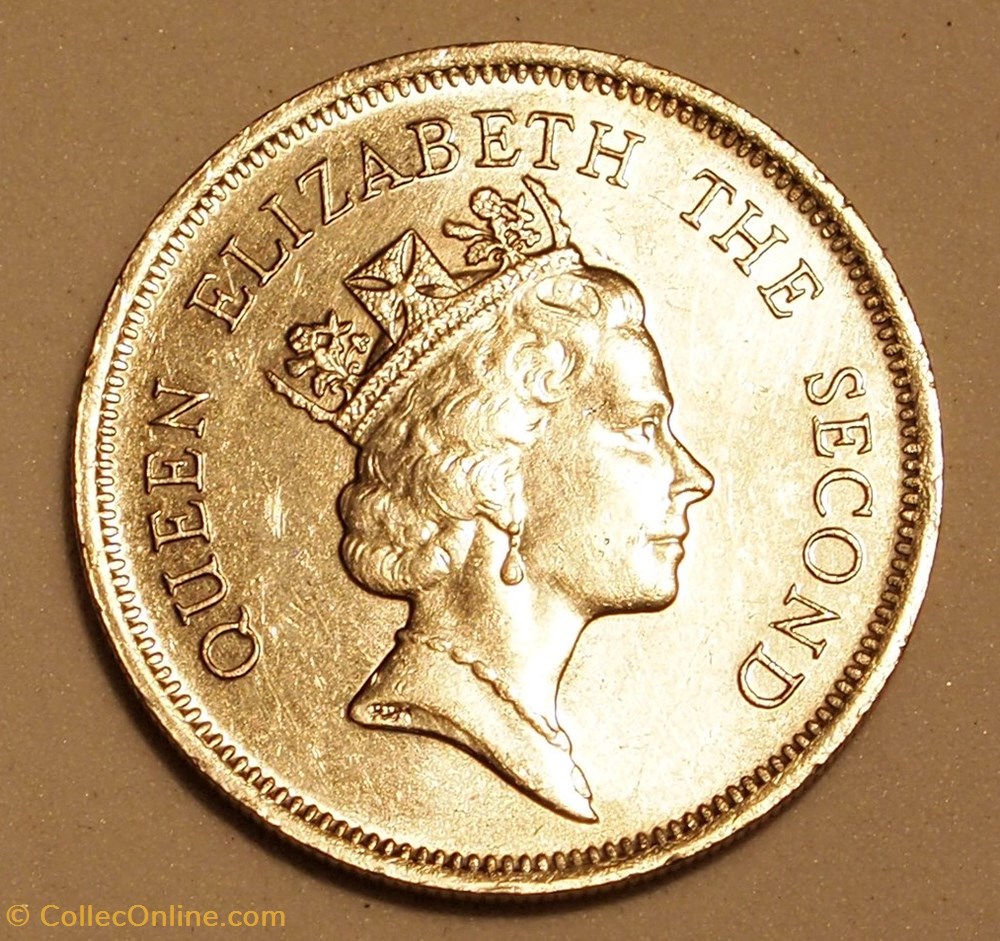 monnaie monde hong kong 1 dollar 1989