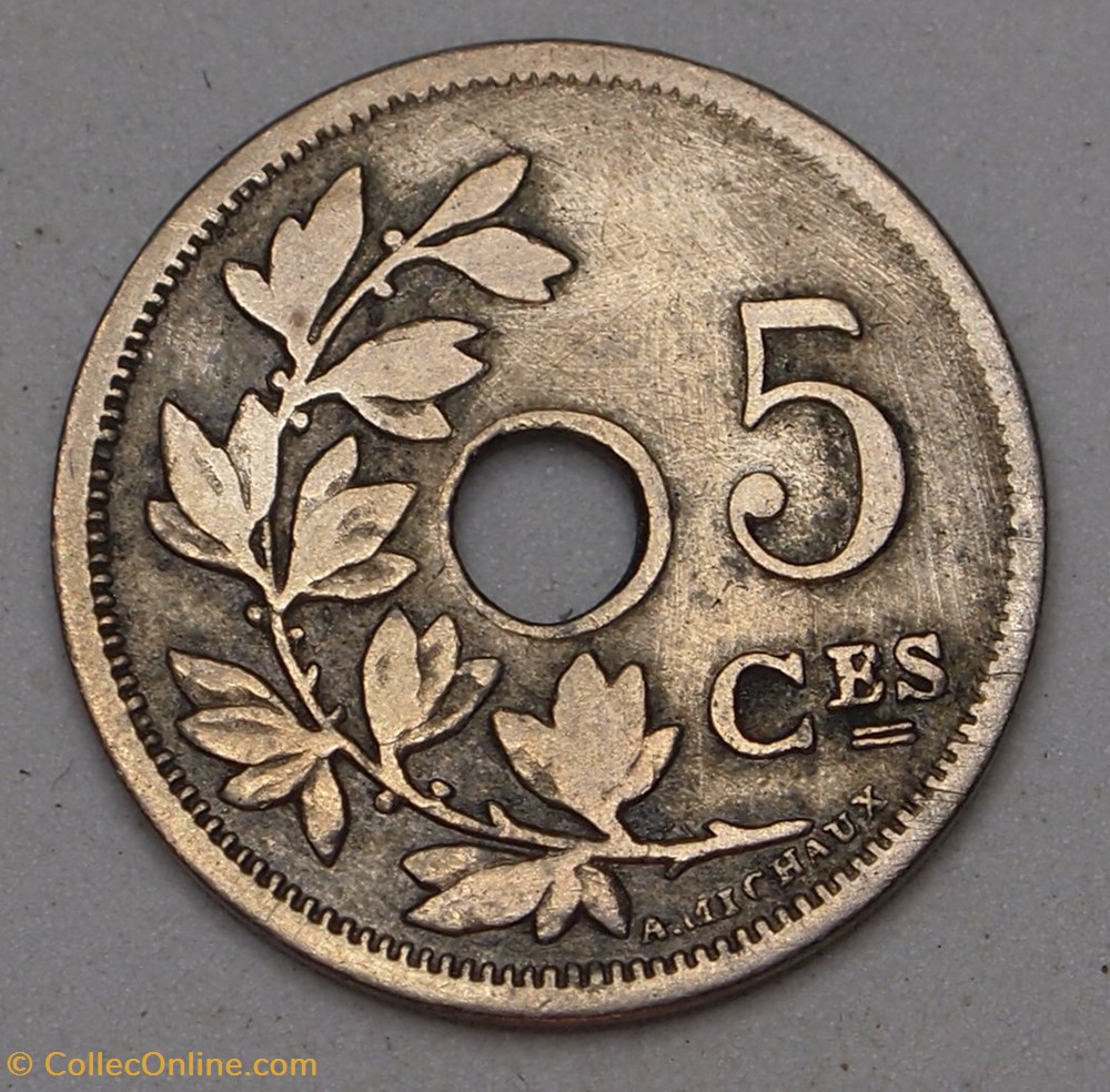5 Centimes - 1903 monnaies monde belgique 5 centimes 1903