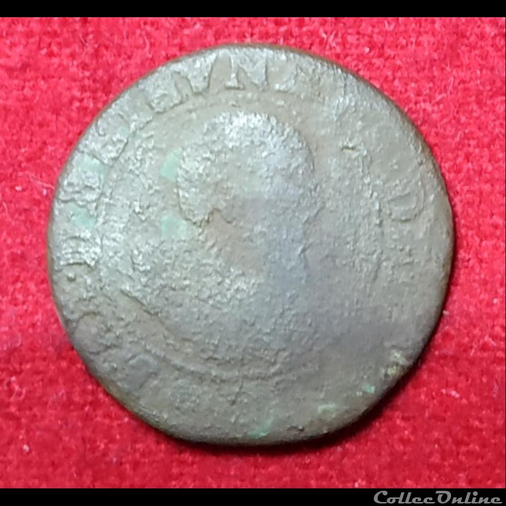 monnaies europe medievale france feodales principaute de boisbelle henrichemont 16 double tournois