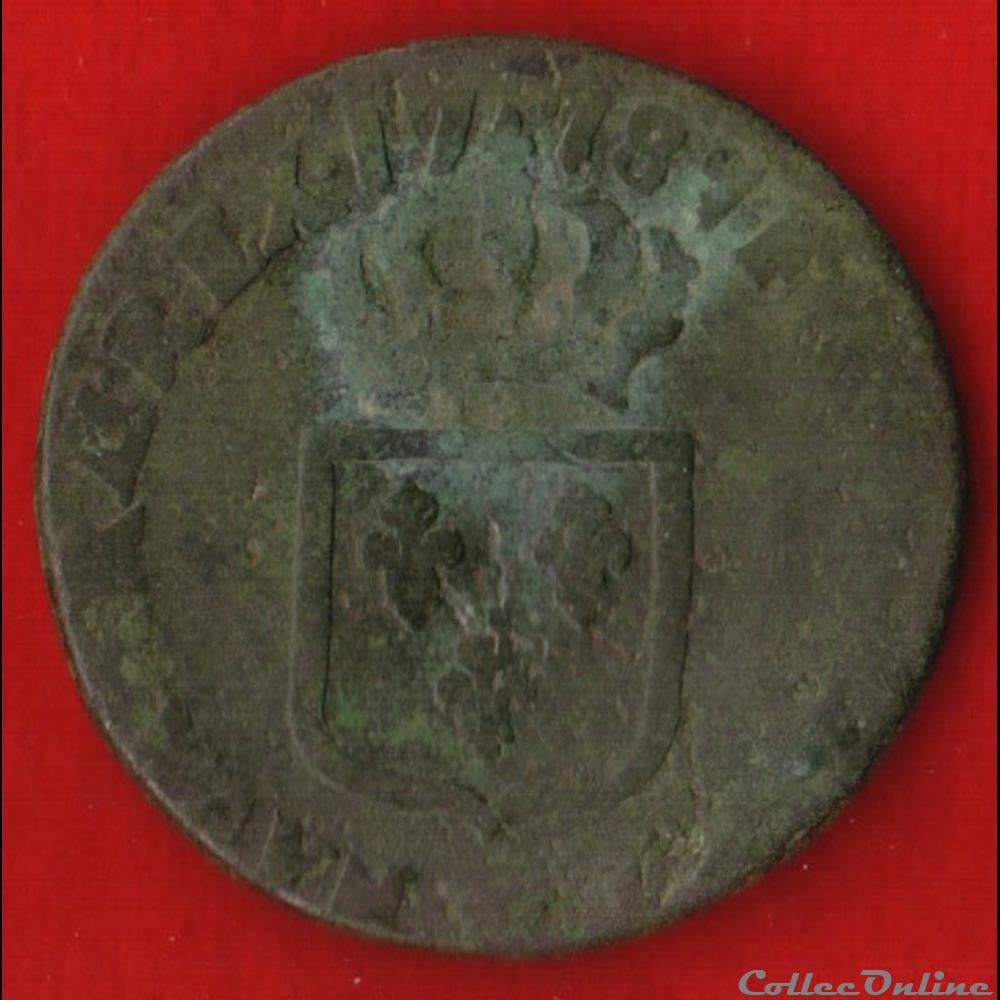 1 Sol - 1778 - Lille monnaies europe medievale a france royales 1 sol 1778 lille