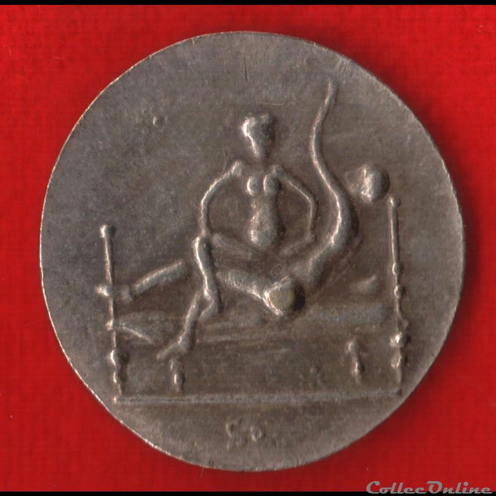 Jeton Numéro 16 monnaie mereaux france jeton numero 16