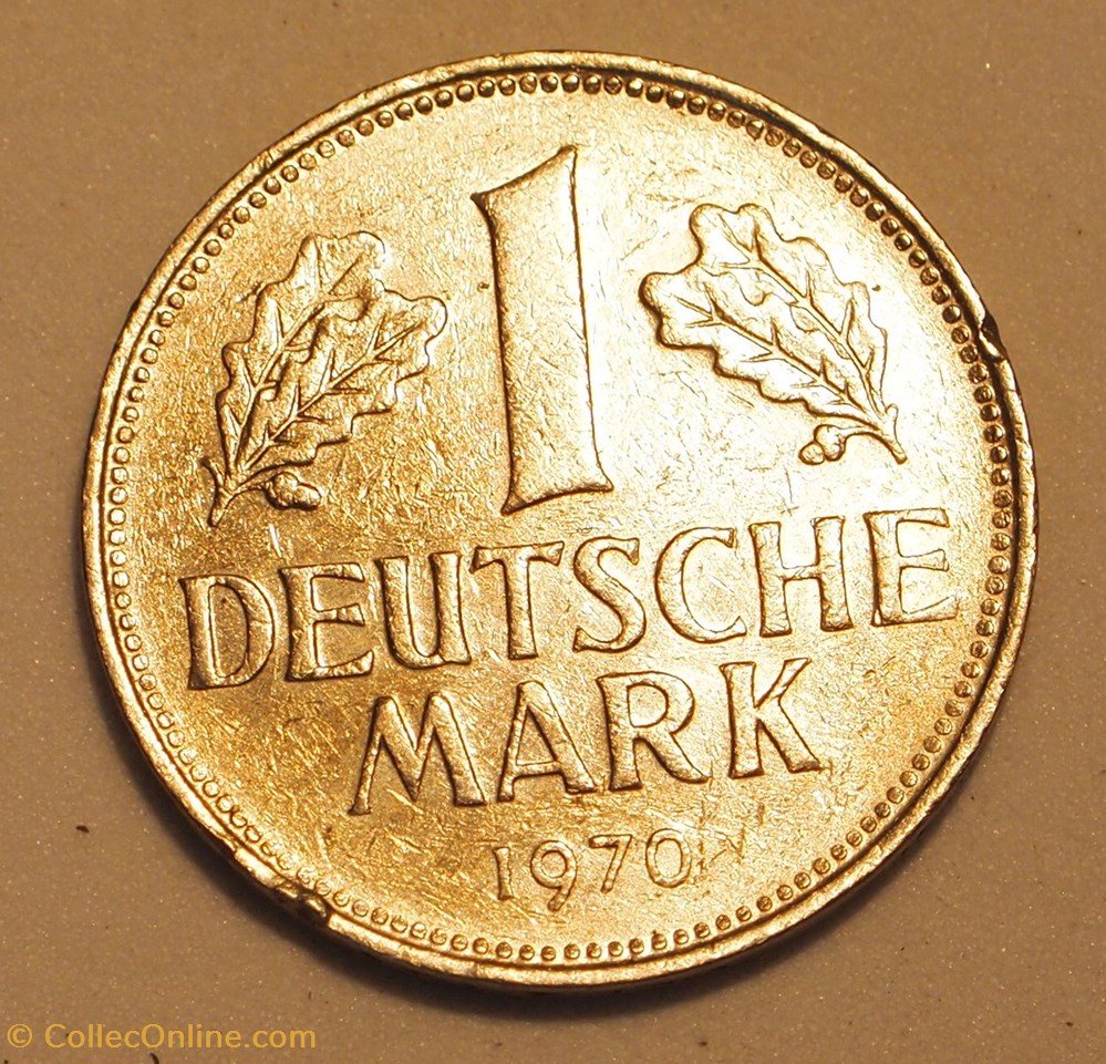 monnaies monde allemagne 1 mark 1970 g