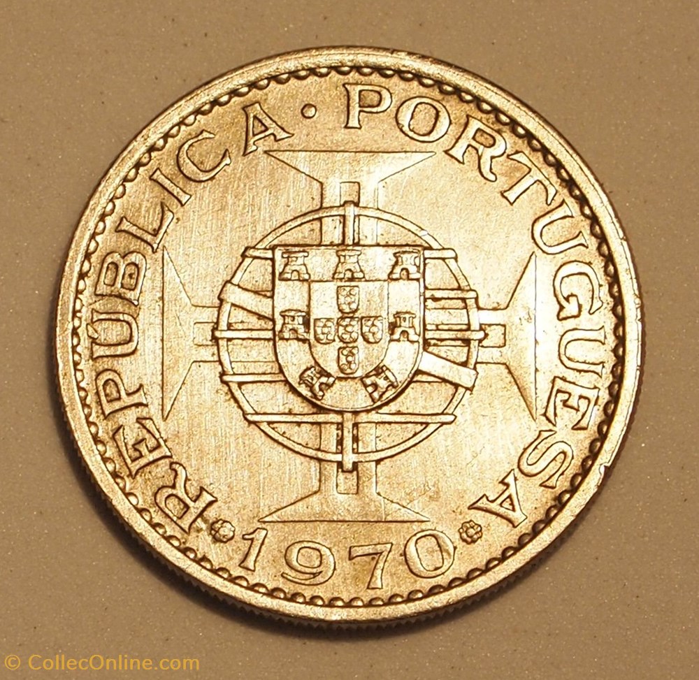 5 Escudos - 1970 monnaies monde timor oriental 5 escudos 1970