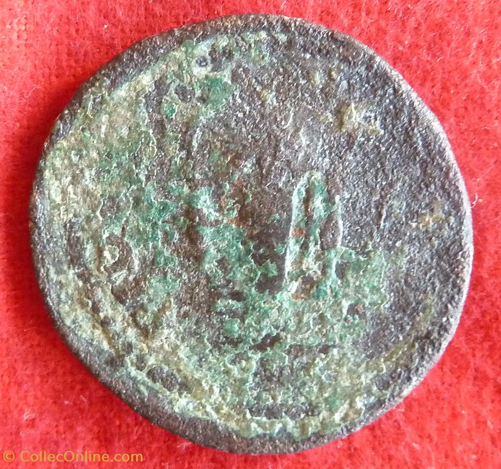 Postume - Double sesterce - La Fidélité monnaies antiques romaines imperiales et republicaines postume double sesterce la fidelite