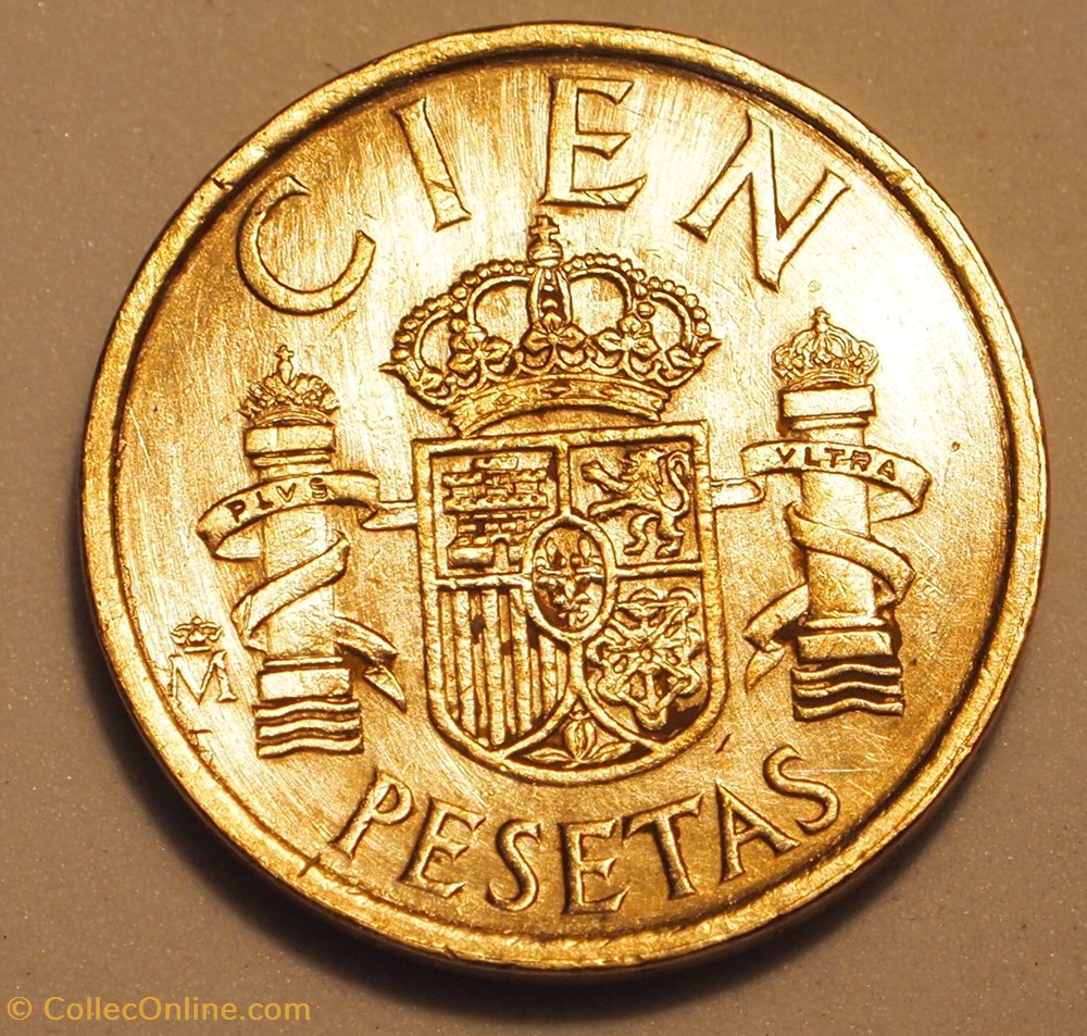 100 Pesetas - 1986 monnaies monde espagne 100 pesetas 1986