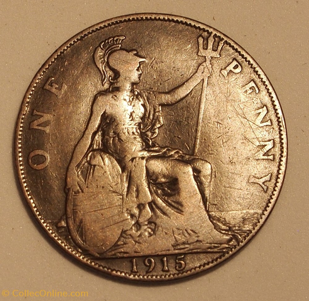 1 Penny - 1915 monnaies monde royaume uni 1 penny 1915