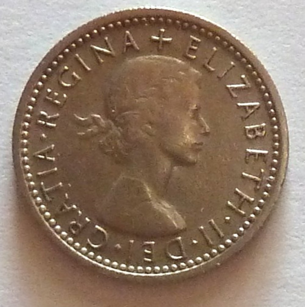 6 Pence - 1960 monnaies monde royaume uni 6 pence 1960