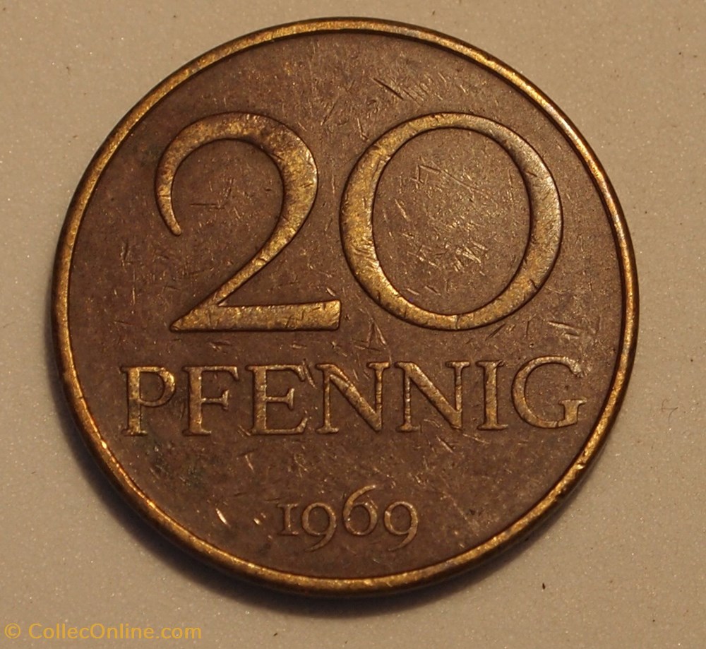 20 Pfennig - 1969 monnaies monde allemagne 20 pfennig 1969
