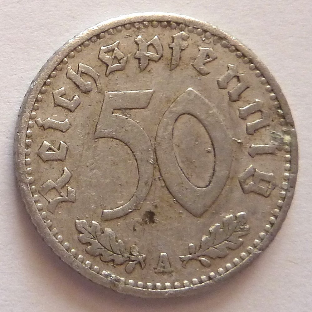 50 Pfennig - 1935 A monnaies monde allemagne 50 pfennig 1935 a