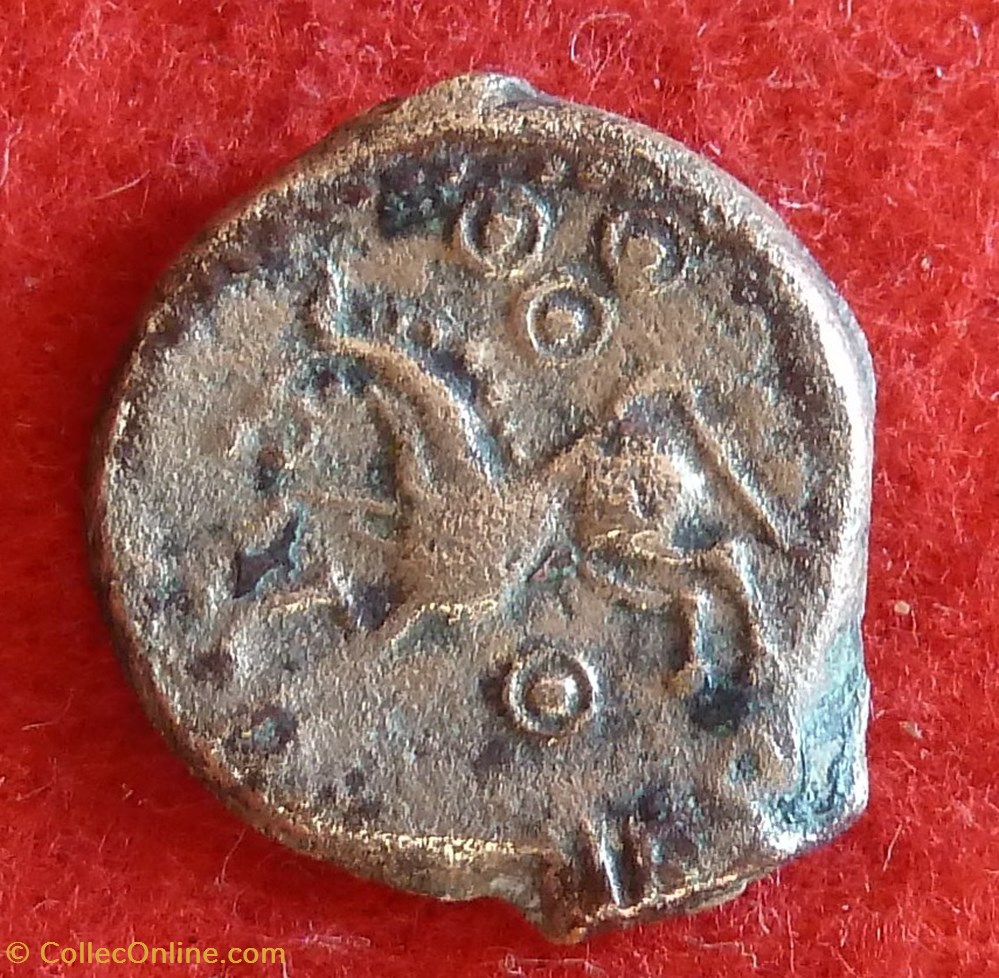 monnaies antiques celtes meldes bronze roveca classe iii