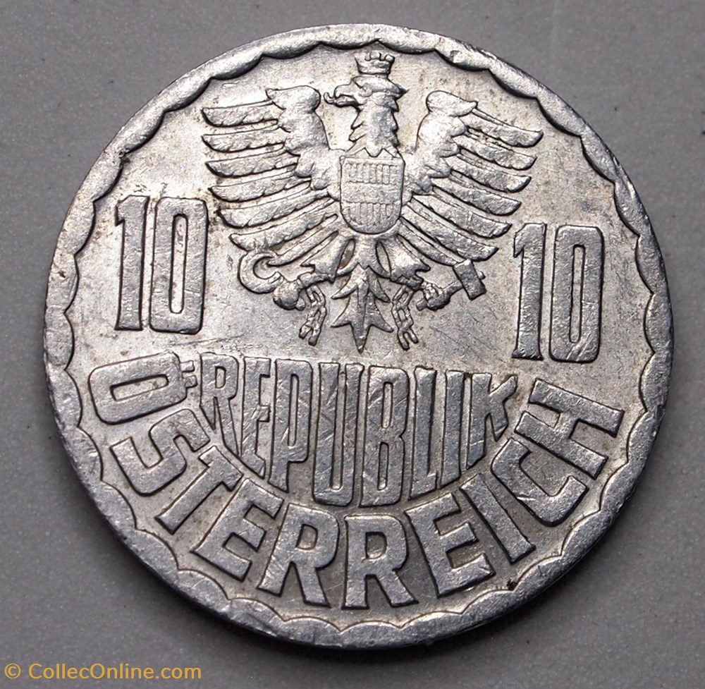 10 Groschen - 1952 monnaie monde autriche 10 groschen 1952